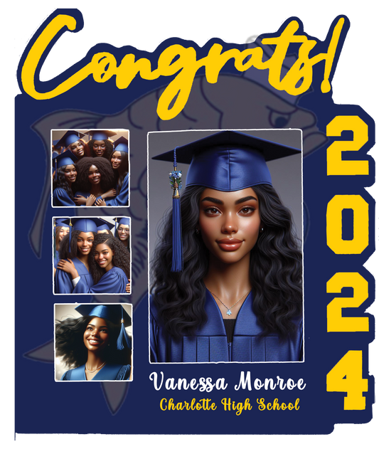 Grad Congrats Frame