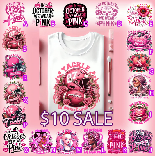 IN OCTOBER WE WEAR PINK SALE