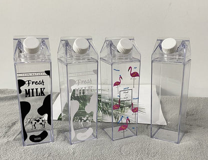 Moo-velous Memories: Sip & Smile with Our Personalized Plastic Milk Carton!