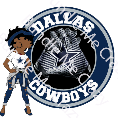 Betty Boop Does Dallas (PNG File Only)