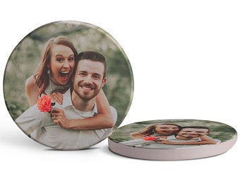 Sip in Circles: Elevate Your Drink Experience with the Personalized 4-Piece Coaster Set