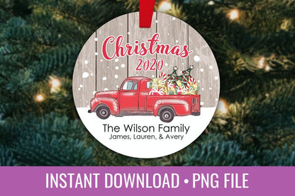 Circle of Memories: Personalize Your Holidays with Our Custom Ornament