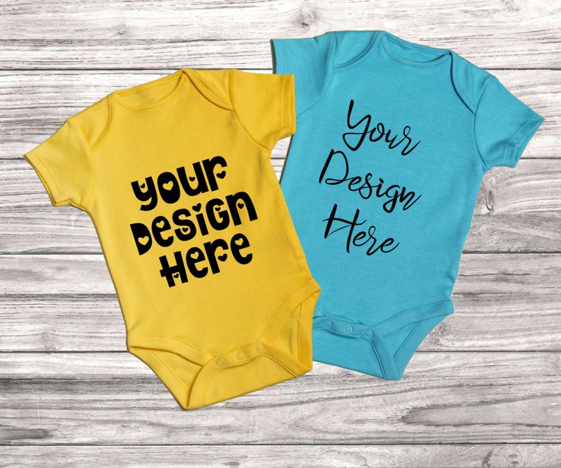 Tiny Trendsetter: Infuse Adorability with Our Eye-Catching Personalized Baby Onesie!