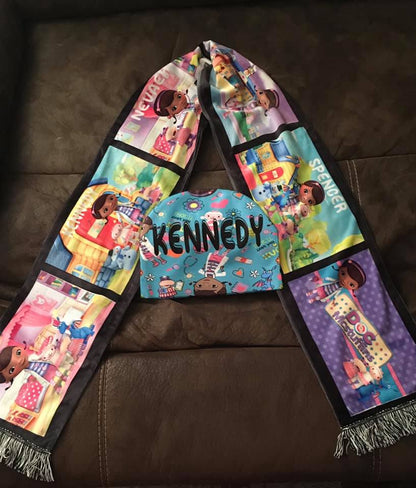 Snuggle in Style: Personalize Your Winter Wardrobe with Our Customized Scarf Creation!